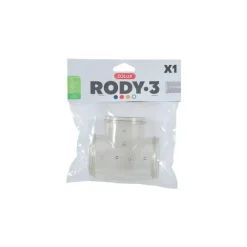 ZOLUX Tube T Rody gris transparent10x9x6 cm