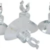 ZOLUX Ventouses aquatiques pour tuyau aquarium coloris transparent 4/6 mm - x 4