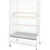 FLAMINGO Volière Sumba blanche L 79 x l 52 x H 130 cm