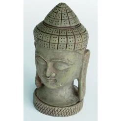 SUPERFISH Zen Déco Buddha Face Résine 8,5x8,5x12,6 cm