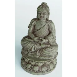 SUPERFISH Zen Déco Buddha Résine 9x9,3x15,5 cm